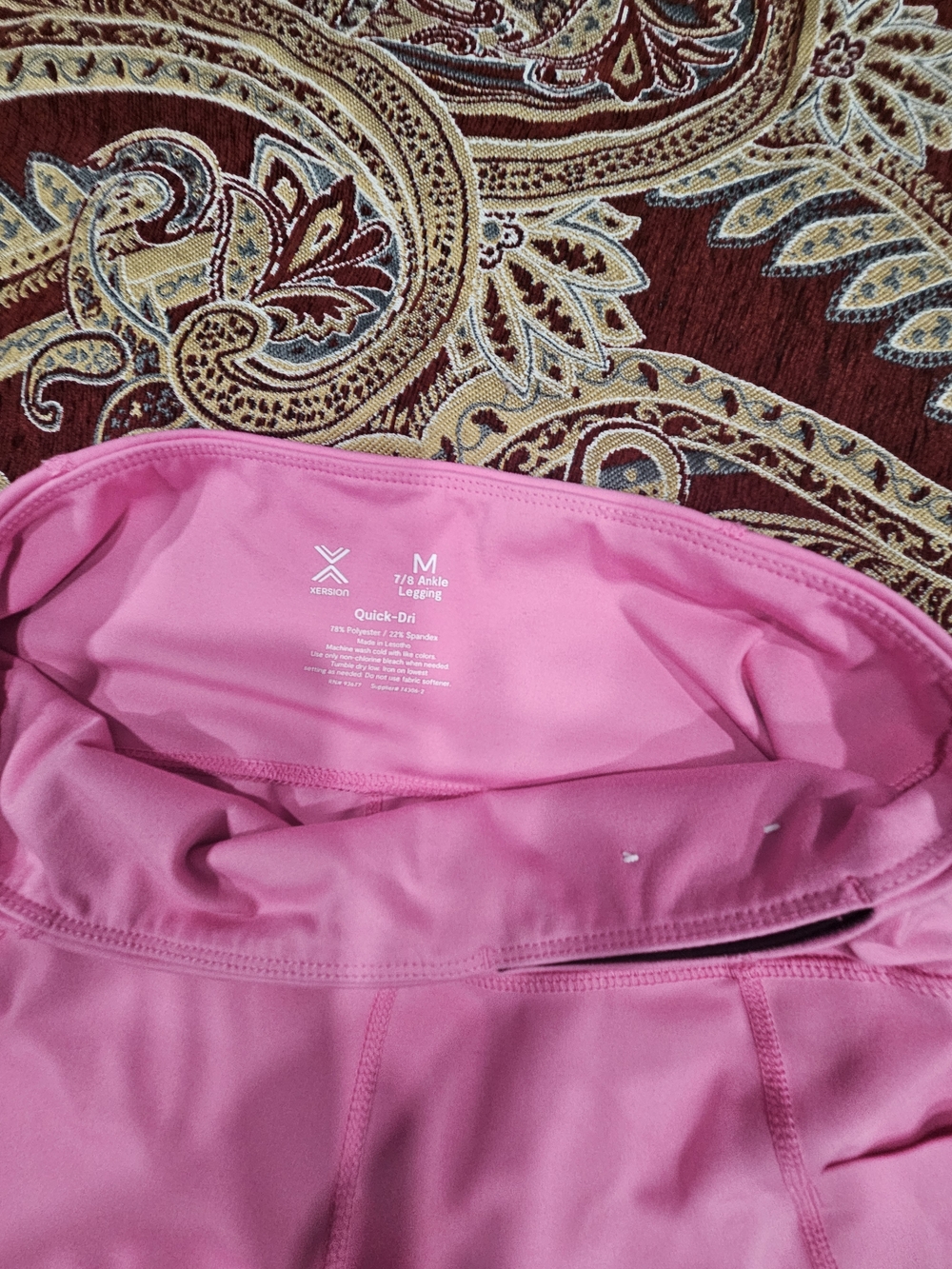 Pink High-Waist Active Leggings - Picture 3 of 3